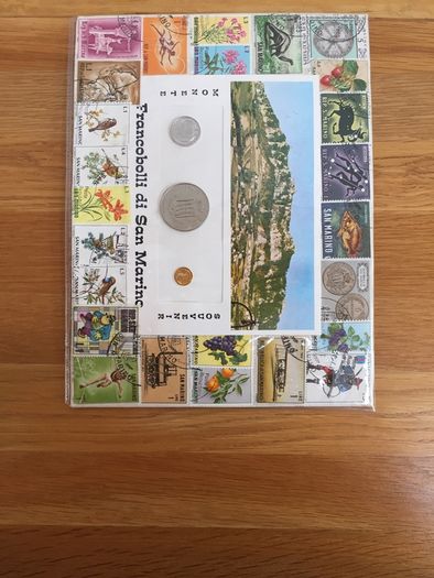 Coins and Stamps from San Marino