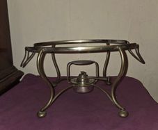 Antique Silver Plated Table Top Food Warmer