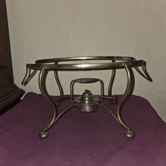 Antique Silver Plated Table Top Food Warmer