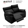 Positano 2-Seater Sofa - Black Image 3