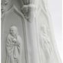 Large White Portmeiron Parian Ware Jug Vase Image 8