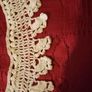 antique  Irish handmade  crochet  lace  collar Image 4