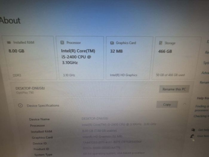 Desktop computer ready to go