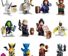 LEGO Marvel Series 2 Mini Figures: Complete Set with 12 Mini Figures: Beast Wolverine Moon Knight Hawkeye - Superheroes 71039