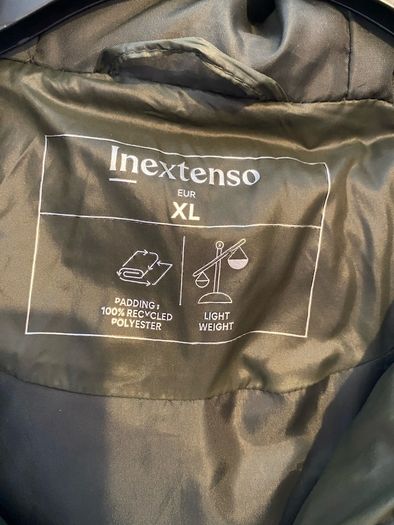 Khaki Green Sleeveless Hooded Gilet Jacket Size XL