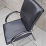 1970's Chrome Tube Leather Chair. Vintage 70's collectable design classic Image 4