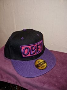 Brand New OBEY snapback cap - Purple