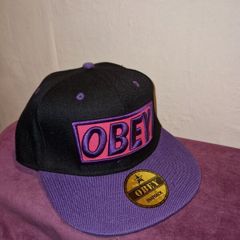 Brand New OBEY snapback cap - Purple