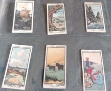 Dublin locations from Jack B. Yeats Designed Cigarette Cards 'Irish Place Names'
