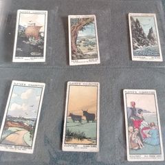 Dublin locations from Jack B. Yeats Designed Cigarette Cards 'Irish Place Names'