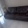 3 seater Leather couch recliner Image 5