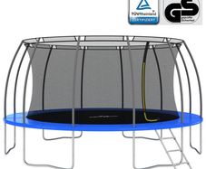 Trampoline Set Round 488x90 cm 150 kg