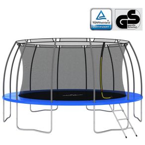 Trampoline Set Round 488x90 cm 150 kg