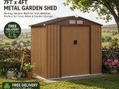 7ft x 4ft Metal Shed