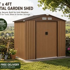 7ft x 4ft Metal Shed