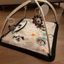 Tiny Love Newborn Play Gym | Black & White Baby Activity Mat with Hanging Toys Image 2