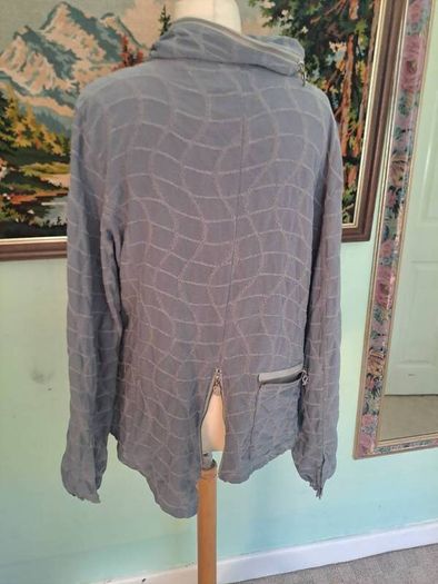 My soul designer grey turtleneck jacket
