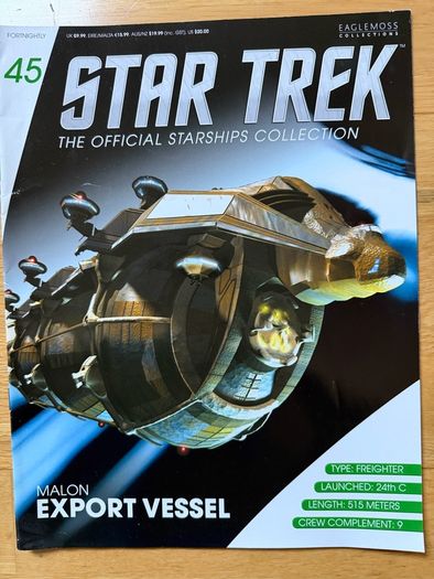 Star Trek The Official Starships Collection issue 45 Malon Export Vessel