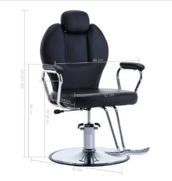 Executive And Adjustable  faux leather  upholstery barber Chair Hairdressing Equipment Operating Chair Black