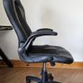 Sleek Black & Grey Ergonomic Office Chair Image 2