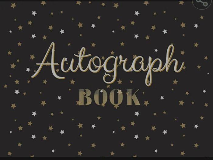 Autograph book