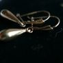 Vintage 9ct Gold 375 Drop Earrings 0,56g Image 3