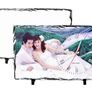 Personalised custom printed Clock Photo Slate 25 x 40cm with your photo oi any image Image 2