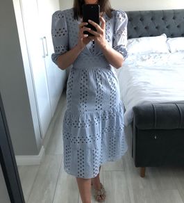 ASOS blue midi dress