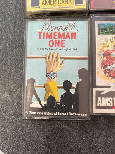 Vintage Amstrad CPC 464 Cassette Game Job Lot (8 Tapes - Bundle)