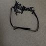 Fake Nose Halloween Costume/Red Mouth Mask/Nose & mouth mask/ black cut  out eye mask Image 8