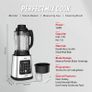 Blender & Soup Maker Perfectmix Cook, 2L, 10 Auto Programs, Smoothie Maker, Removable Blades, Cleaning Program & Brush, Glass Jug, Tamper, Hot & Cold Kitchen Blender, Cooking Image 9