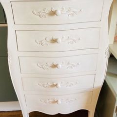 French style ornate 5 Drawer chest