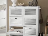 XL shoe storage Stylish & Functional Shoe Cabinet with 6 Flaps