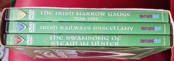 Box set of 3 DVDs Irish Railways