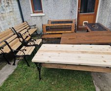 cast iron ( Tables - benches - chairs )