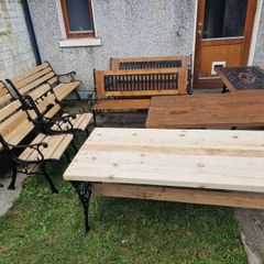 cast iron ( Tables - benches - chairs )