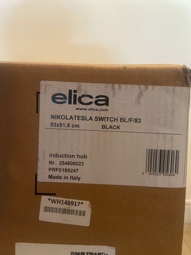 Elica Switch recirculating induction hob 83cm