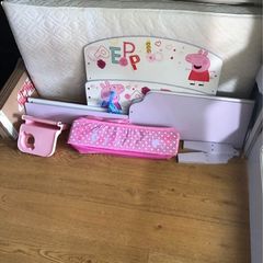 Peppa Pig Novelty Toddler Bed with Mattress
