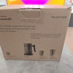 Hotel chocolat .the complete system for hot and cold barista grade drinking  chocolate at the touch of a button