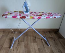 Iron and ironing board