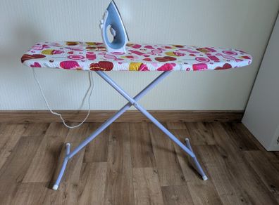 Iron and ironing board
