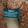 vintage brown teddy bear named Ripley produced by Russ Berrie & Co. in 2003. Image 2