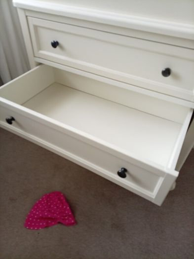 Mamas and papas cot and changing table
