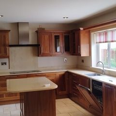 Kitchen Cabinets, Marble Countertops and Appliances