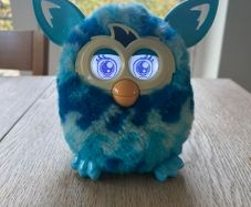 2012 Hasbro Furby Boom Blue Waves Interactive Electronic Pet Toy Working