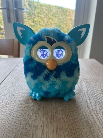 2012 Hasbro Furby Boom Blue Waves Interactive Electronic Pet Toy Working