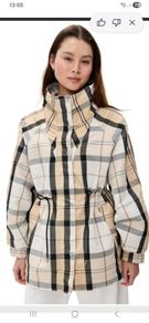 Barbour Suri checked waterproof jacket  brand new with tags