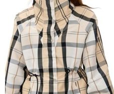 Barbour Suri checked waterproof jacket  brand new with tags