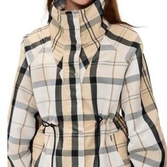 Barbour Suri checked waterproof jacket  brand new with tags