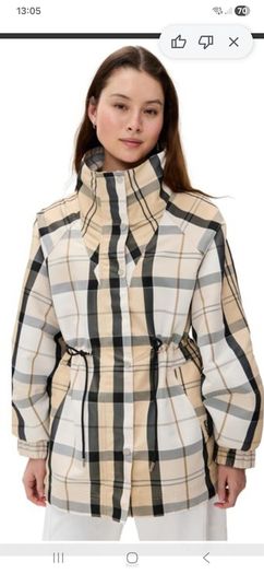 Barbour Suri checked waterproof jacket  brand new with tags